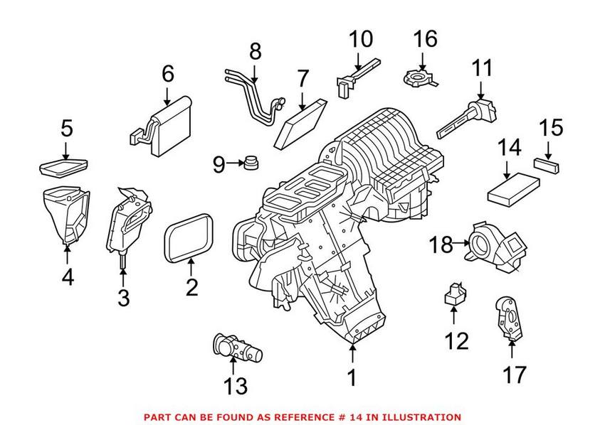 Mercedes Cabin Air Filter Set 164830021864